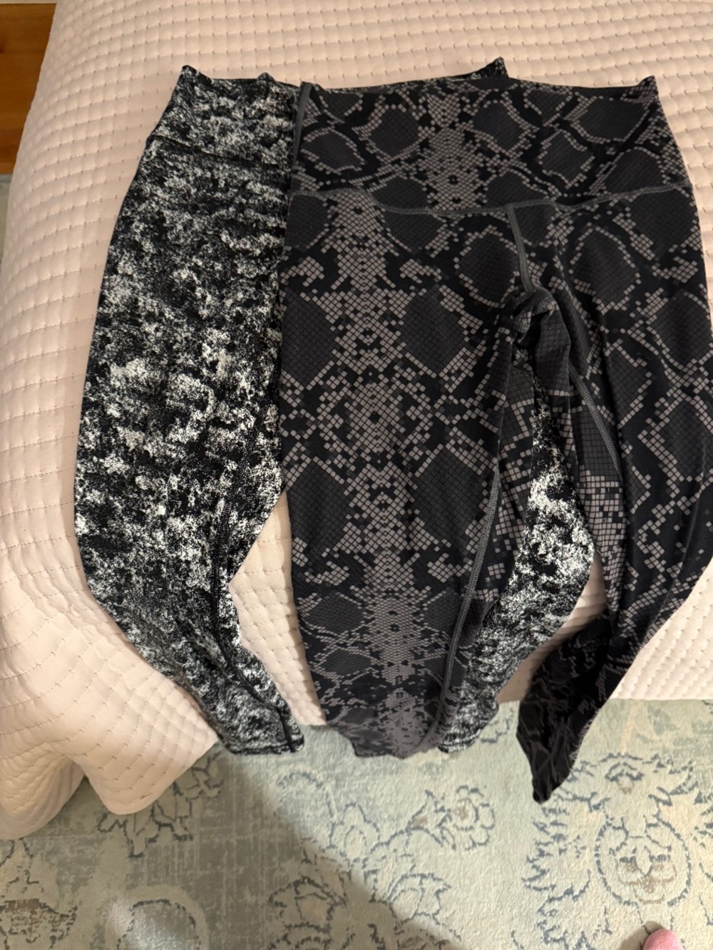 2 pairs of lululemon leggings size 8